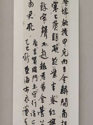 立轴一色(王董天四尺对开)
